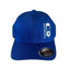 THIGHBRUSH® - FlexFit Hat - Royal Blue with Silver