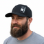 THIGHBRUSH® - Fitted Hat - Upside Down - Black and White