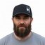 THIGHBRUSH® - Fitted Hat - Upside Down - Black and White