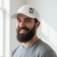 THIGHBRUSH® - Fitted Hat - Upside Down - White and Black