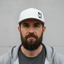 THIGHBRUSH® - Fitted Hat - Upside Down - White and Black
