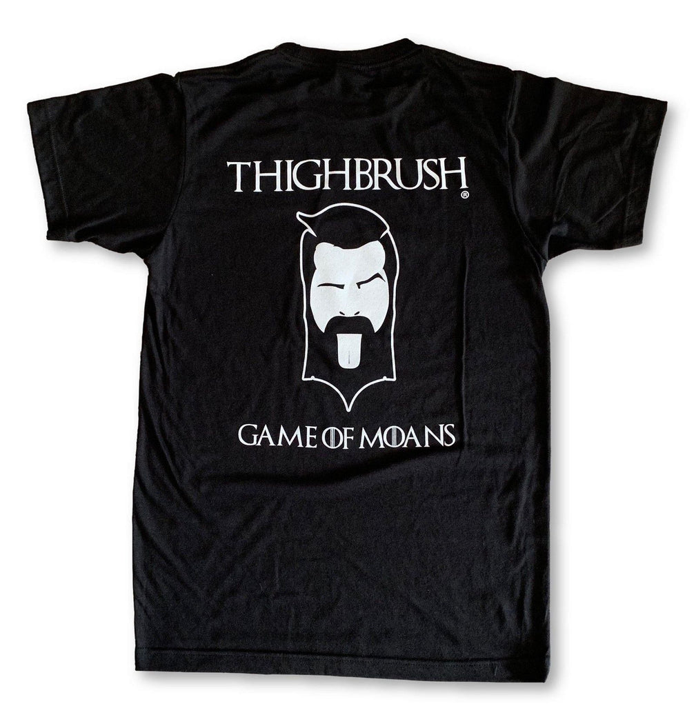 THIGHBRUSH® - GAME OF MOANS - Men's T-Shirt - Black - THIGHBRUSH® - THIGHBRUSH® 