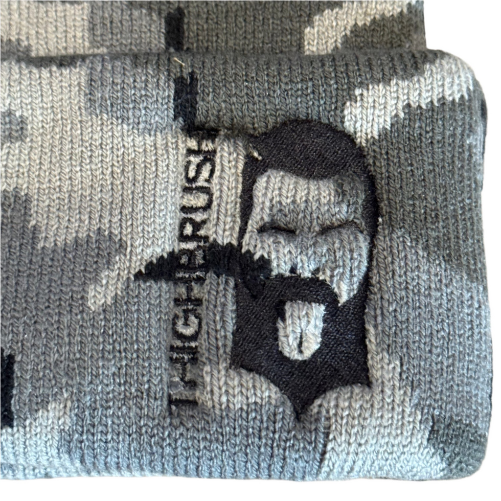 THIGHBRUSH® - Gray Camo Cuffed Beanies