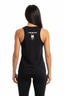 THIGHBRUSH® - HIGH BEAMS - Women's Sleeveless Top - Black