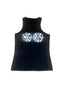 THIGHBRUSH® - HIGH BEAMS - Women's Sleeveless Top - Black