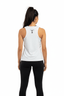 THIGHBRUSH® - HIGH BEAMS - Women's Sleeveless Top - White