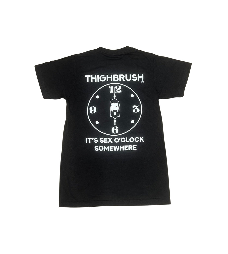 THIGHBRUSH® - IT'S SEX O'CLOCK SOMEWHERE - Men's T-Shirt - Heather Graphite