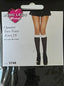 THIGHBRUSH® - Knee Hi Socks - Black with White - Plain