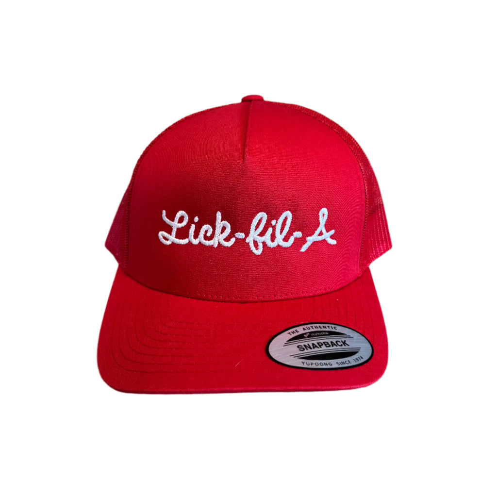 THIGHBRUSH® - LICK-FIL-A - Trucker Snapback Hat - Red