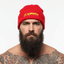 THIGHBRUSH® - LICKAMANIA - Cuffed Beanies - Red