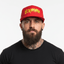 THIGHBRUSH® - LICKAMANIA - Flat Bill Trucker Snapback Hat - Red