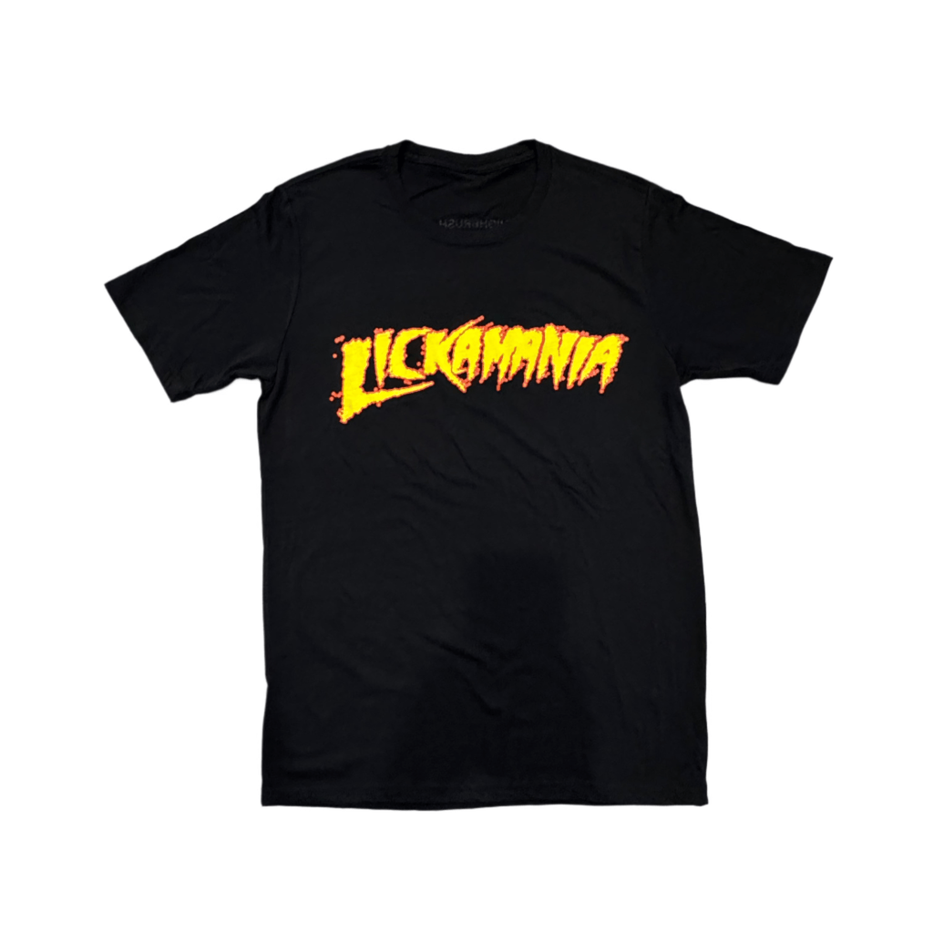 THIGHBRUSH® - LICKAMANIA - Men's T-Shirt - Black
