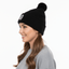 THIGHBRUSH® - LICK ME - Pom Cuffed Beanies - Black