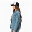 THIGHBRUSH® - LICK ME - Flat Bill Trucker Snapback Hat - White and Black