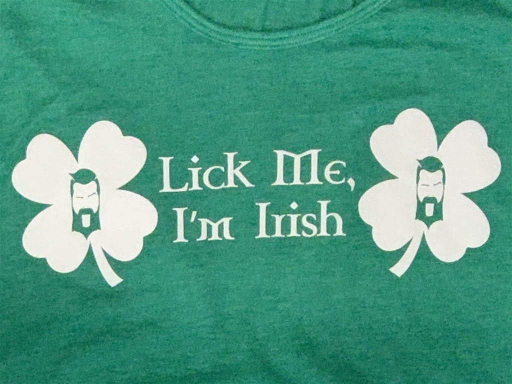 THIGHBRUSH® - LICK ME I'M IRISH - Women's Tank Top - Green - THIGHBRUSH® - THIGHBRUSH® 