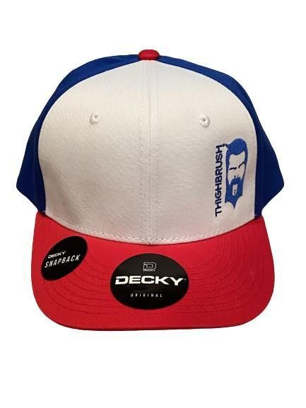 THIGHBRUSH® - "LIMITED EDITION" - Snapback Hat - Red, White and Blue - THIGHBRUSH® - THIGHBRUSH® 