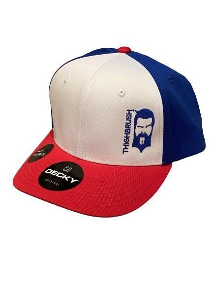 THIGHBRUSH® - "LIMITED EDITION" - Snapback Hat - Red, White and Blue - THIGHBRUSH® - THIGHBRUSH® 