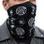 THIGHBRUSH® - LOGO BLAST - Gaiter Style Face Mask - Black