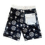 THIGHBRUSH® - LOGO BLAST - Men's Board Shorts - Black