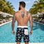THIGHBRUSH® - LOGO BLAST - Men's Board Shorts - Black