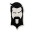 THIGHBRUSH® - Large THIGHBRUSH® Logo Face Patch - Black and White Sew-on