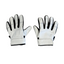 THIGHBRUSH® - Leather Motorcycle Riding Gloves - Black and White