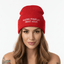 THIGHBRUSH® - MAKING FOREPLAY GREAT AGAIN - Cuffed Beanies - Red