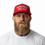 THIGHBRUSH® - MAKING FOREPLAY GREAT AGAIN - Flat Bill Trucker Snapback Hat - Red 2.0
