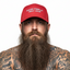 THIGHBRUSH® - MAKING FOREPLAY GREAT AGAIN - Fitted Hat - Red