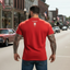 THIGHBRUSH® - MAKING FOREPLAY GREAT AGAIN - Men's T-Shirt - Red 2.0