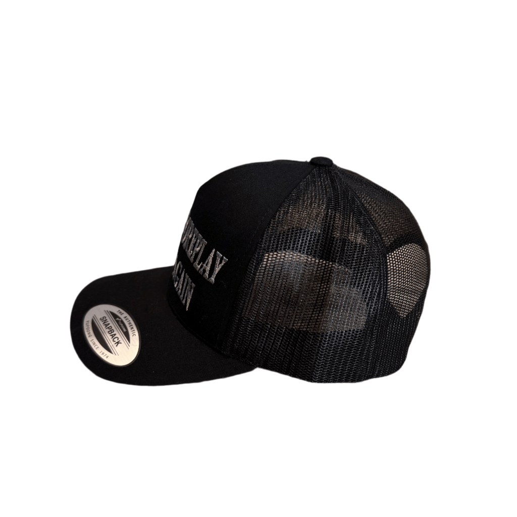 THIGHBRUSH® - MAKING FOREPLAY GREAT AGAIN - Trucker Snapback Hat - Dark Edition