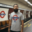 THIGHBRUSH® - MIND THE GAP - Men's T-Shirt - Silver Grey