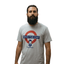 THIGHBRUSH® - MIND THE GAP - Men's T-Shirt - Silver Grey