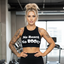 THIGHBRUSH® “No Beard No BOOty” Women’s Cropped Tank Top