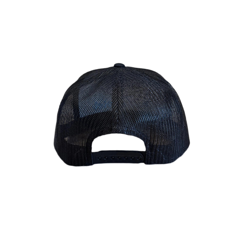 THIGHBRUSH® - ONLY BEARDS - Flat Bill Trucker Snapback Hat - Black