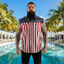 THIGHBRUSH® - OUTLAW - Men's Frayed Sleeveless Button-Up Shirt