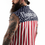 THIGHBRUSH® - OUTLAW - Men's Frayed Sleeveless Button-Up Shirt