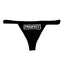 THIGHBRUSH® - PROSPECT - Women's Thong Underwear - Black