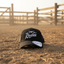 THIGHBRUSH® - RIDE IT LIKE A RODEO - Ponytail Trucker Snapback Hat - Black