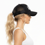 THIGHBRUSH® - RIDE IT LIKE A RODEO - Ponytail Trucker Snapback Hat - Black