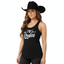 THIGHBRUSH® - RIDE IT LIKE A RODEO - Women's Tank Top - Black