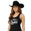 THIGHBRUSH® - RIDE IT LIKE A RODEO - Women's Tank Top - Black