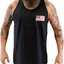 THIGHBRUSH® -STARS AND STRIPES - Men's Tank Top - Black