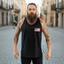 THIGHBRUSH® -STARS AND STRIPES - Men's Tank Top - Black