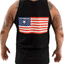 THIGHBRUSH® -STARS AND STRIPES - Men's Tank Top - Black
