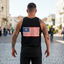 THIGHBRUSH® -STARS AND STRIPES - Men's Tank Top - Black