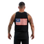 THIGHBRUSH® -STARS AND STRIPES - Men's Tank Top - Black
