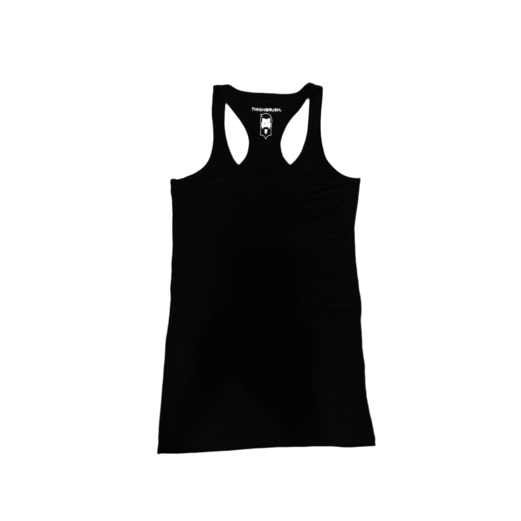 THIGHBRUSH® - SUNDAY TONGUE-DAY - Women's Tank Top - Black