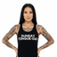 THIGHBRUSH® - SUNDAY TONGUE-DAY - Women's Tank Top - Black