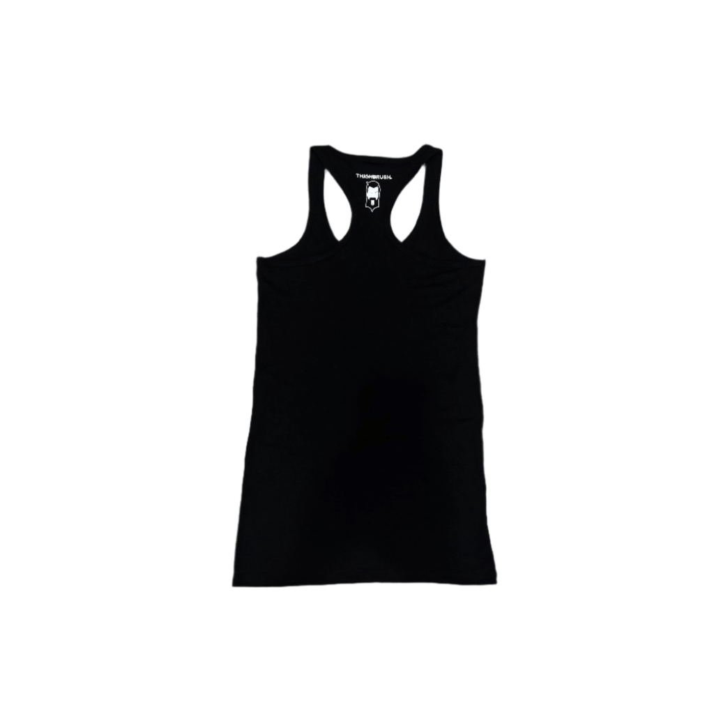 THIGHBRUSH® - SUNDAY TONGUE-DAY - Women's Tank Top - Black